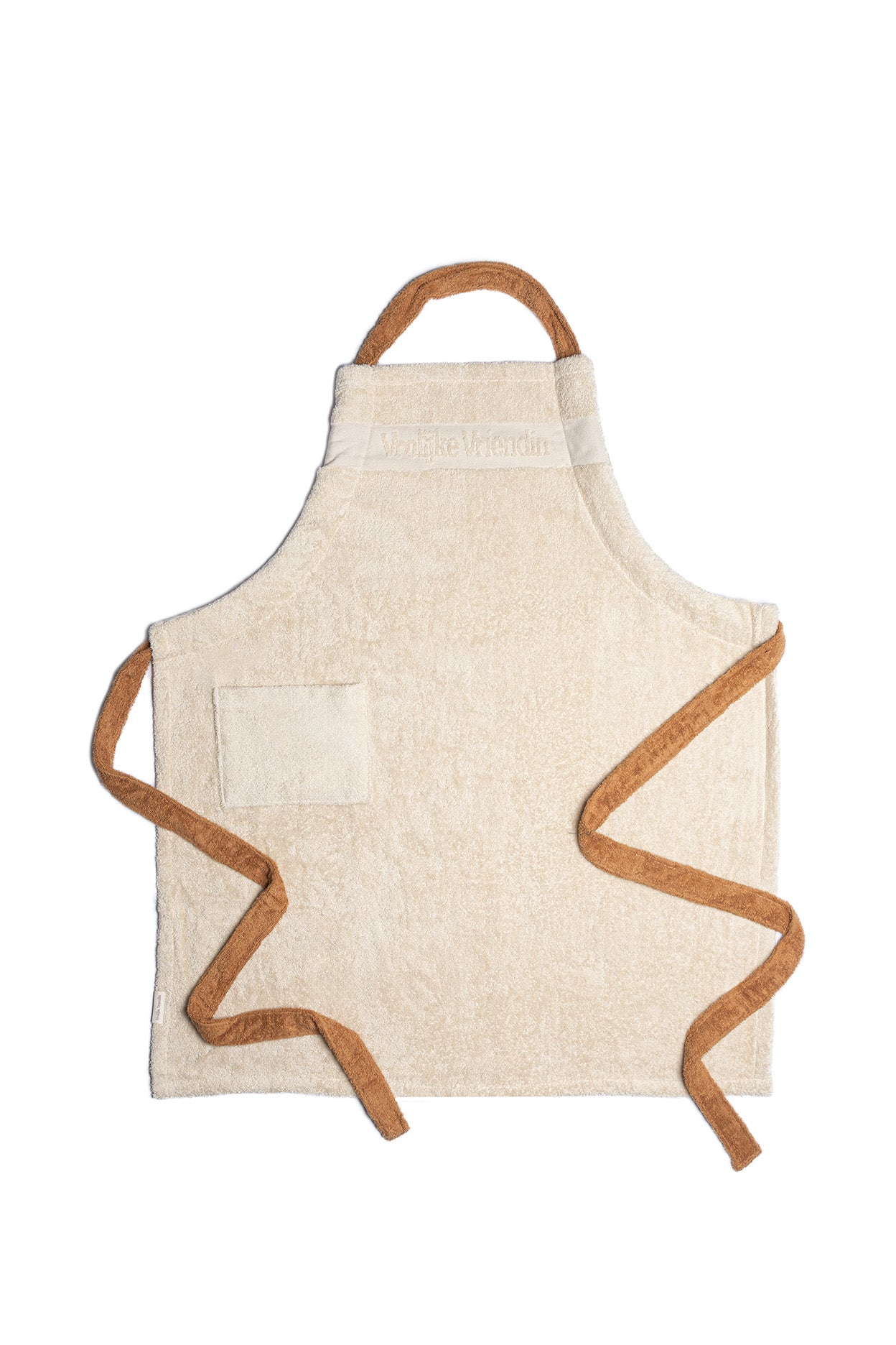 Comfy schort met camel band