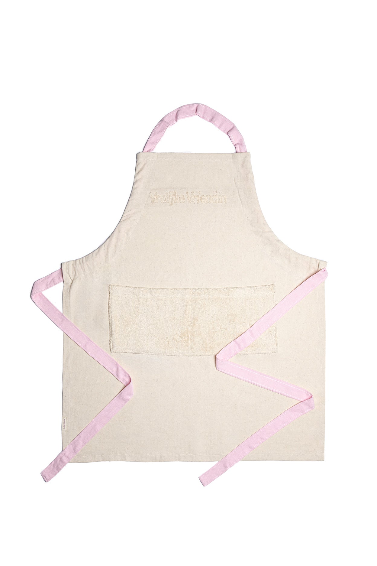 Vrolijk schort - band babyroze