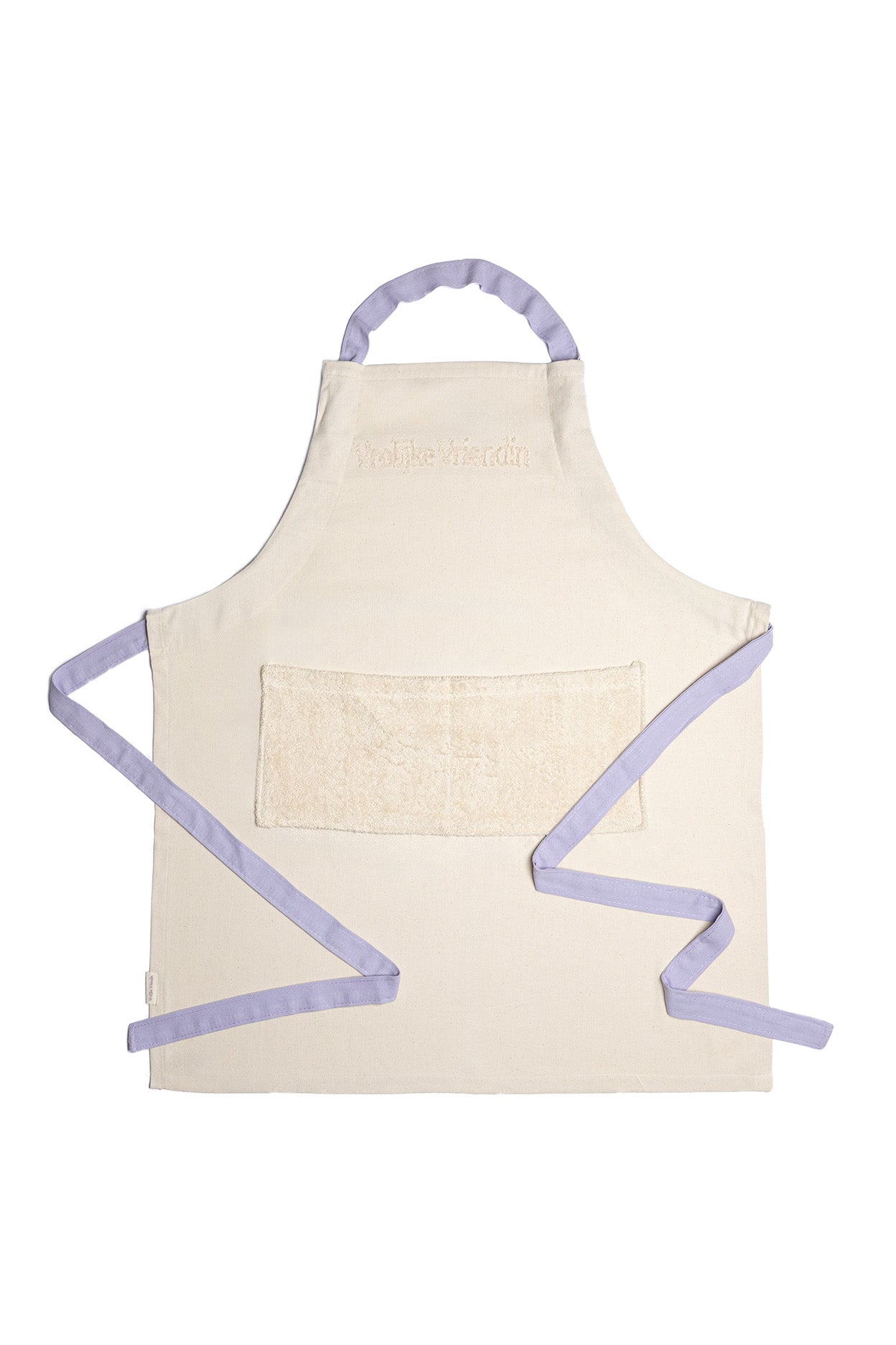 Vrolijk schort - band lila