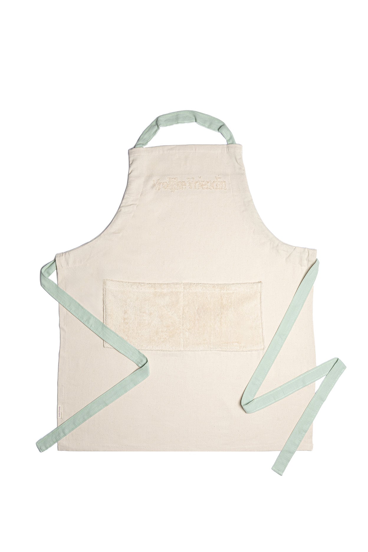 Vrolijk schort - band mintgroen