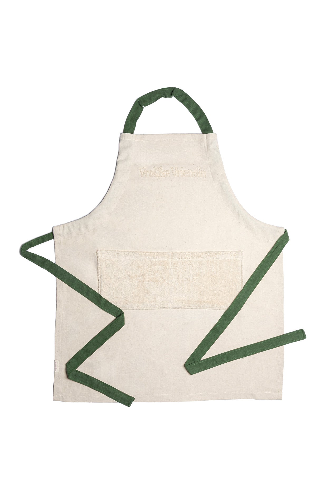 Vrolijk schort - band groen