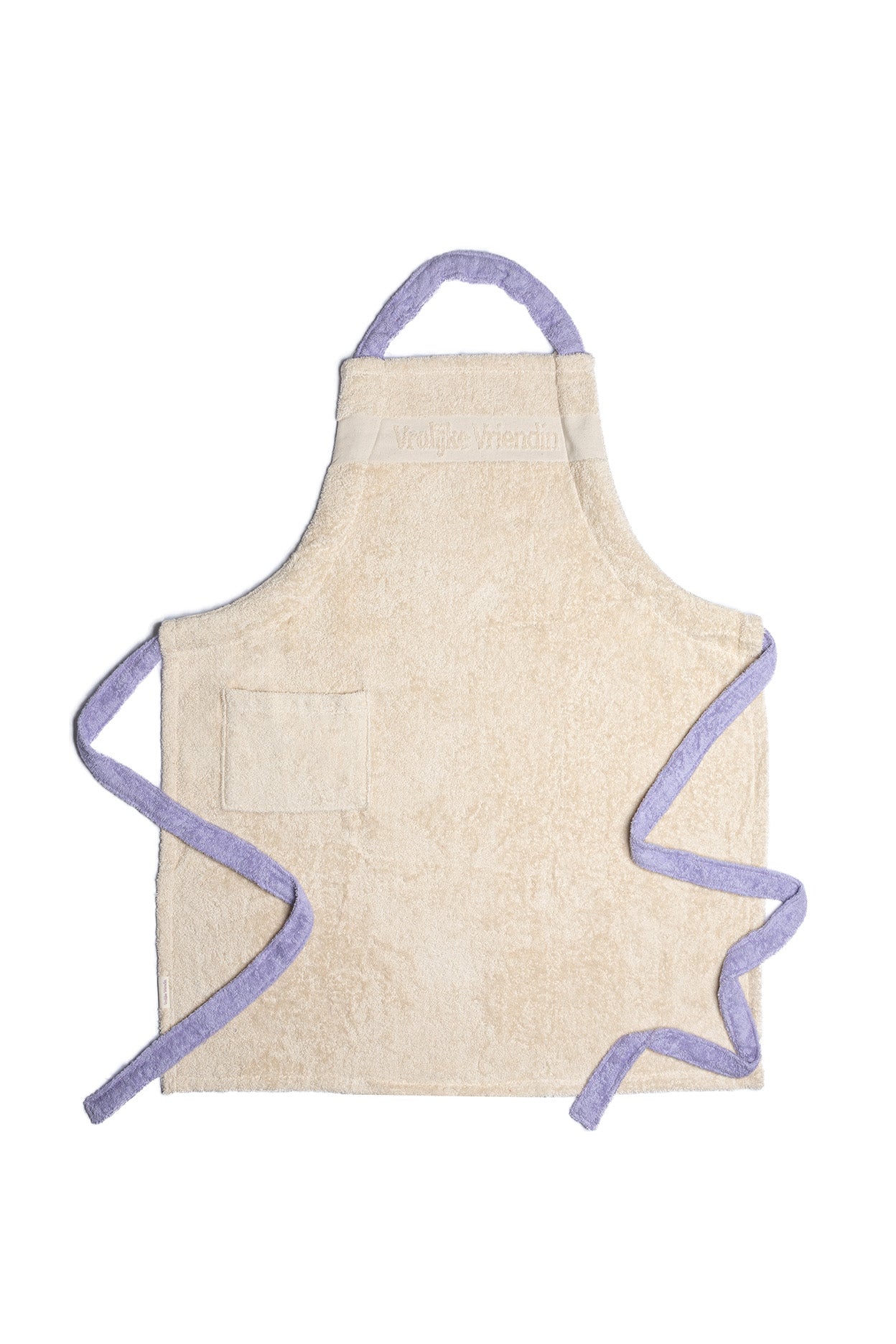 Comfy schort met lila band